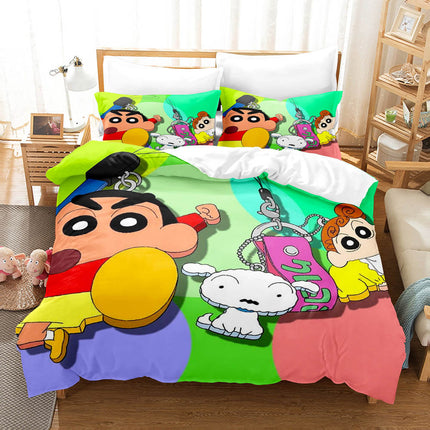 Crayon Shin-chan Cosplay Bedding Set Quilt Cover Without Filler