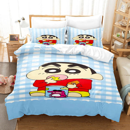 Crayon Shin-chan Cosplay Bedding Set Quilt Cover Without Filler