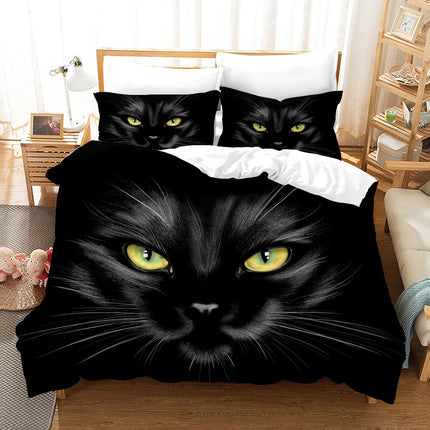 Cute Animal Pet Cats Bedding Set Quilt Covers Without Filler