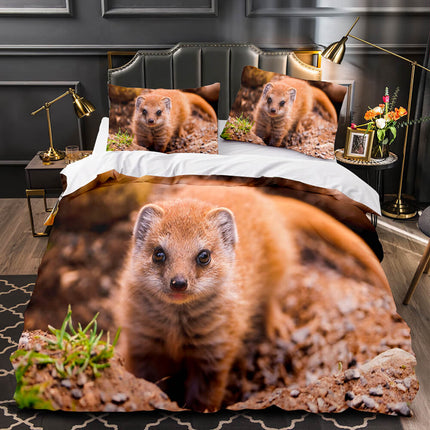 Cute Animals Bedding Set Quilt Covers Without Filler