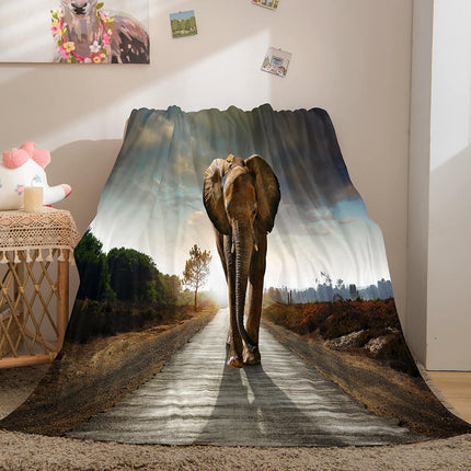 Cute Animals Soft Flannel Fleece Throw Blanket