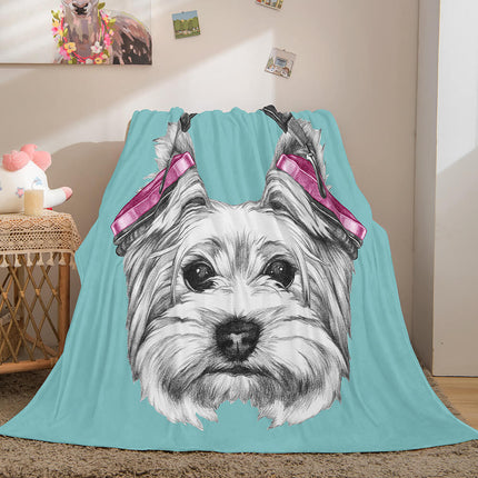 Cute Animals Soft Flannel Fleece Throw Blanket