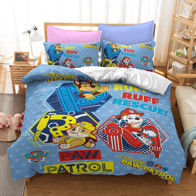Cute PAW Patrol Cosplay Bedding Set Quilt Cover Without Filler