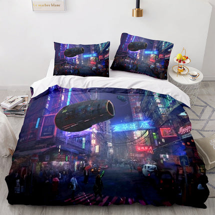 Cyberpunk Bedding Set Quilt Cover Without Filler