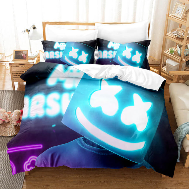 DJ Marshmello Cosplay Bedding Sets Quilt Covers Without Filler