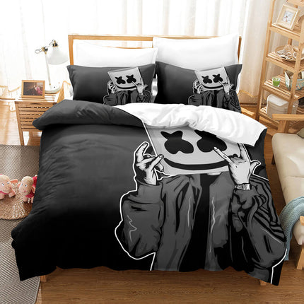 DJ Marshmello Cosplay Bedding Sets Quilt Covers Without Filler
