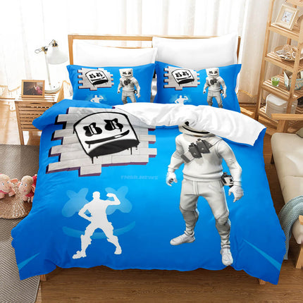 DJ Marshmello Cosplay Bedding Sets Quilt Covers Without Filler