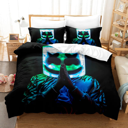 DJ Marshmello Cosplay Bedding Sets Quilt Covers Without Filler