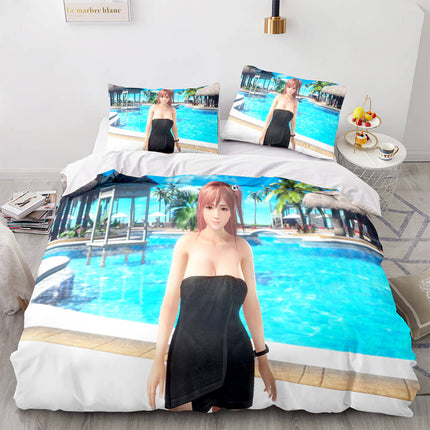DOAXVV Honoka Cosplay Bedding Set Quilt Cover Without Filler
