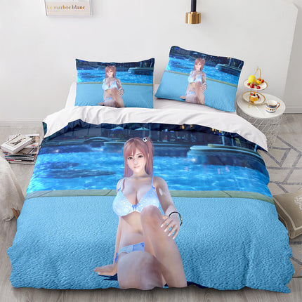 DOAXVV Honoka Cosplay Bedding Set Quilt Cover Without Filler