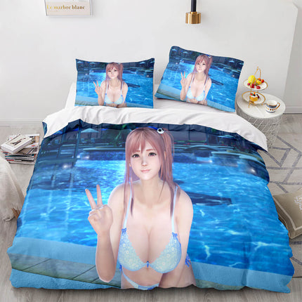 DOAXVV Honoka Cosplay Bedding Set Quilt Cover Without Filler