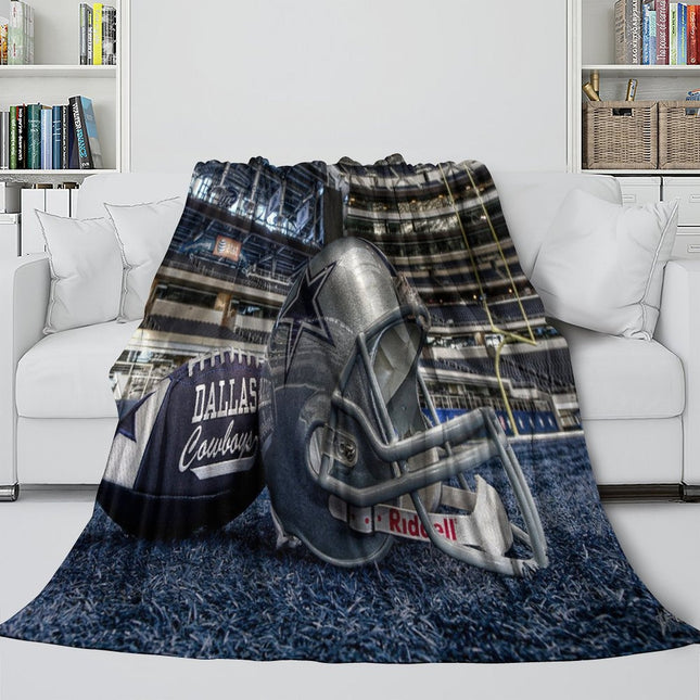Dallas Cowboys Blanket Flannel Fleece Throw Room Decoration