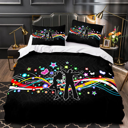 Dance Pattern Bedding Set Quilt Duvet Covers Bed Sets