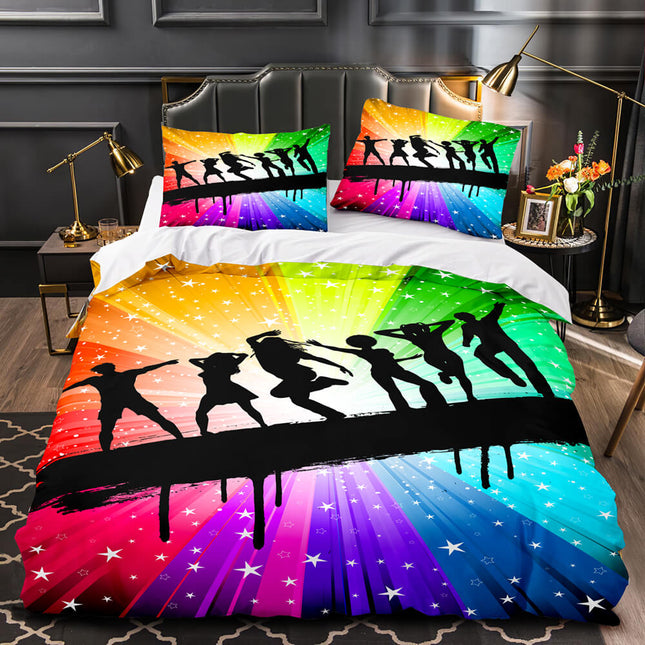 Dance Pattern Bedding Set Quilt Duvet Covers Bed Sets