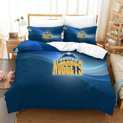 Denver Nuggets Bedding Set Duvet Cover Without Filler