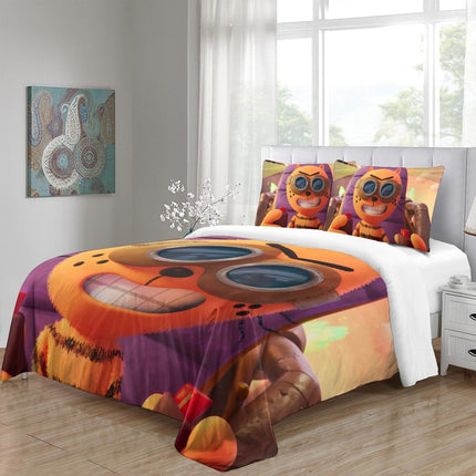 Dog Man Bedding Set Quilt Cover Without Filler