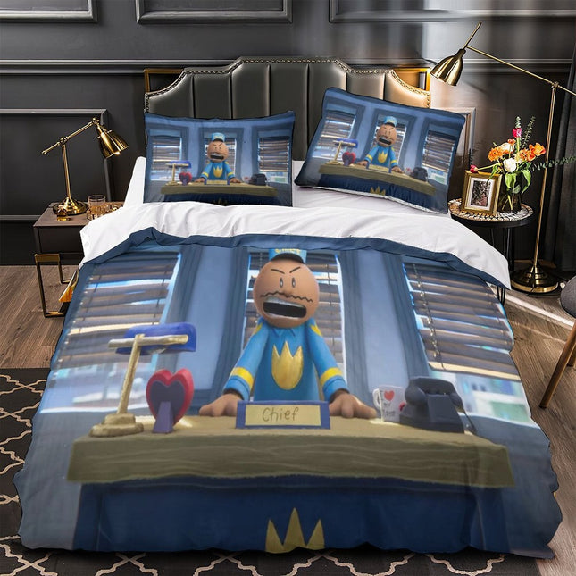 Dog Man Bedding Set Quilt Cover Without Filler