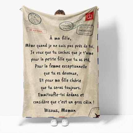 Envelope Flannel Blanket Soft Throw Blanket