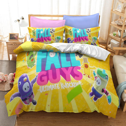 Fall Guys Ultimate Knockout Bedding Set Quilt Covers Without Filler
