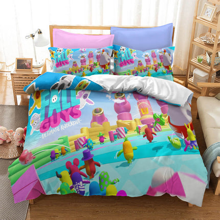 Fall Guys Ultimate Knockout Bedding Set Quilt Covers Without Filler