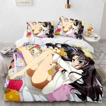 Fate stay night Tohsaka Rin Bedding Set Quilt Covers Without Filler