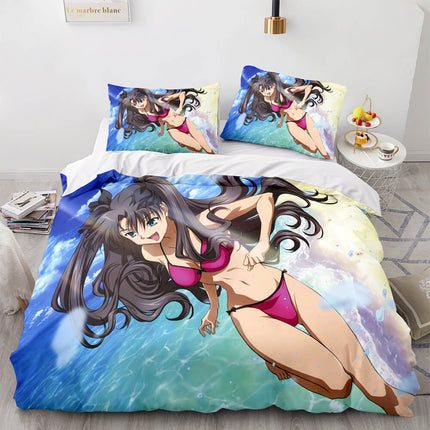 Fate stay night Tohsaka Rin Bedding Set Quilt Covers Without Filler