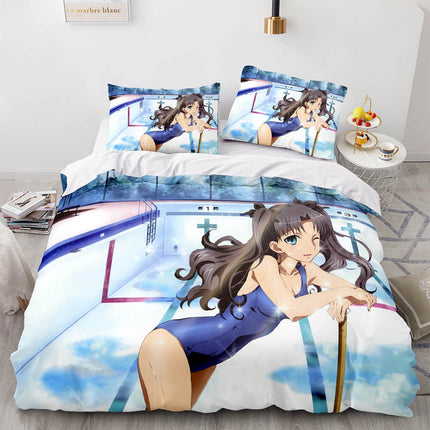 Fate stay night Tohsaka Rin Bedding Set Quilt Covers Without Filler