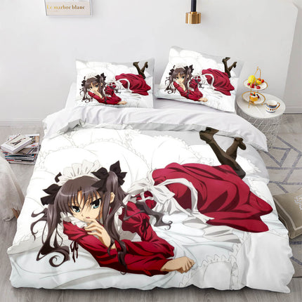 Fate stay night Tohsaka Rin Bedding Set Quilt Covers Without Filler