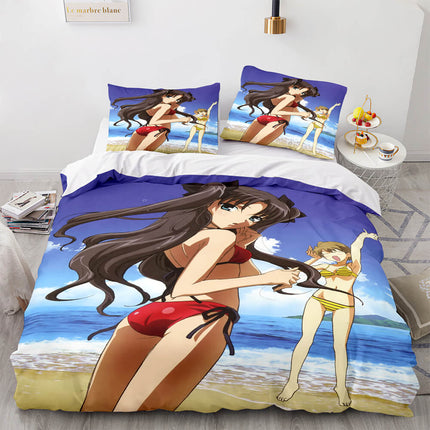 Fate stay night Tohsaka Rin Bedding Set Quilt Covers Without Filler