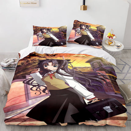 Fate stay night Tohsaka Rin Bedding Set Quilt Covers Without Filler