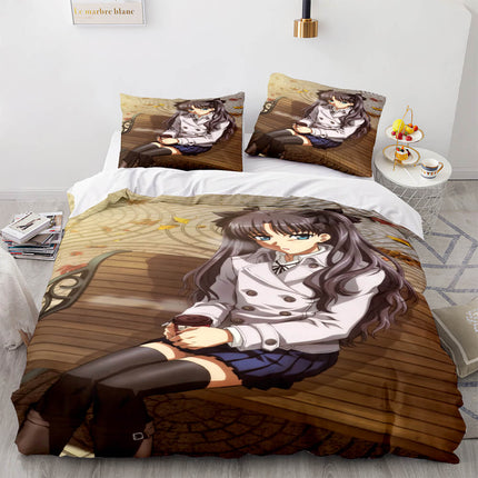 Fate stay night Tohsaka Rin Bedding Set Quilt Covers Without Filler