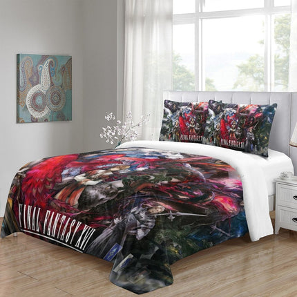 Final Fantasy Bedding Set Pattern Quilt Cover Without Filler
