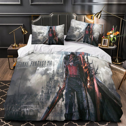 Final Fantasy Bedding Set Pattern Quilt Cover Without Filler