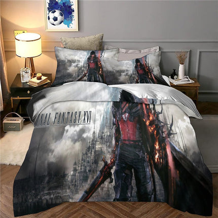 Final Fantasy Bedding Set Pattern Quilt Cover Without Filler