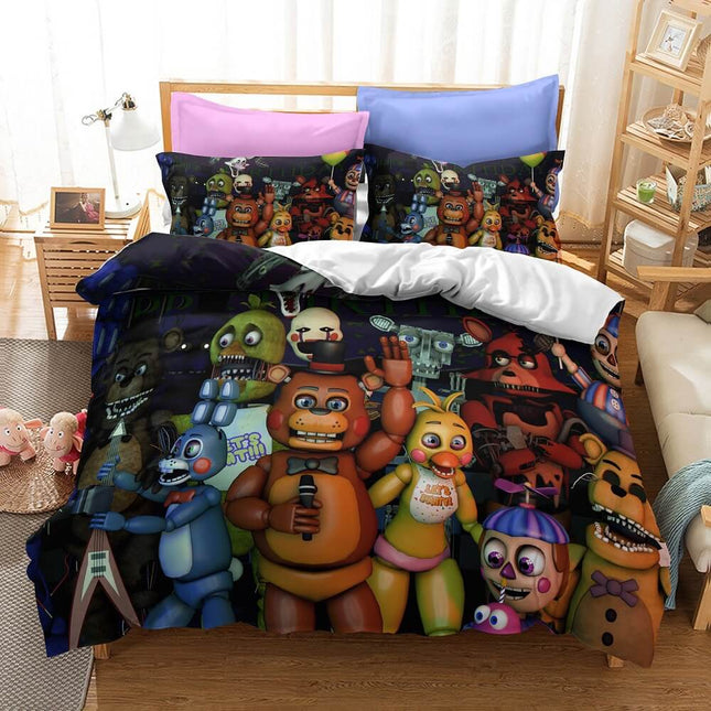 Five Nights at Freddy's Bedding Set Quilt Covers Without Filler