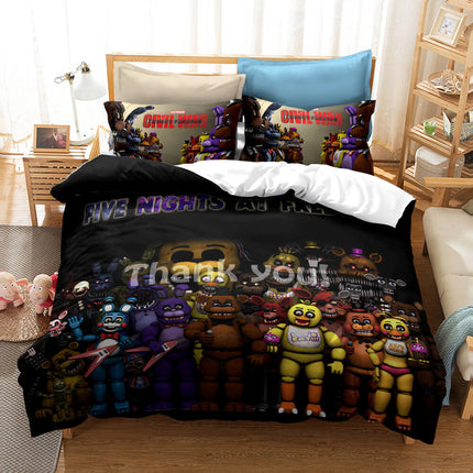 Five Nights at Freddy's Bedding Set Quilt Covers Without Filler