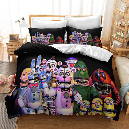 Five Nights at Freddy's Bedding Set Quilt Covers Without Filler