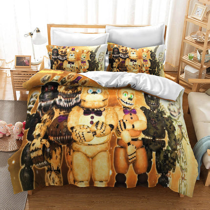 Five Nights at Freddy's Bedding Set Quilt Covers Without Filler