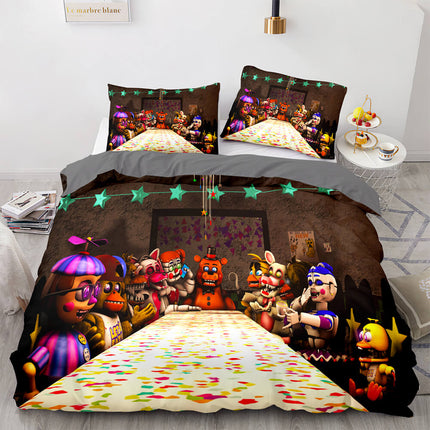 Game Five Nights at Freddy's Bedding Sets Pattern Quilt Covers