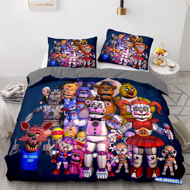 Game Five Nights at Freddy's Bedding Sets Pattern Quilt Covers