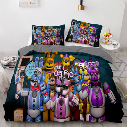 Game Five Nights at Freddy's Bedding Sets Pattern Quilt Covers