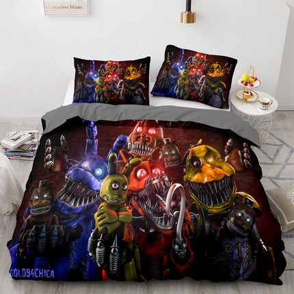 Game Five Nights at Freddy's Bedding Sets Pattern Quilt Covers