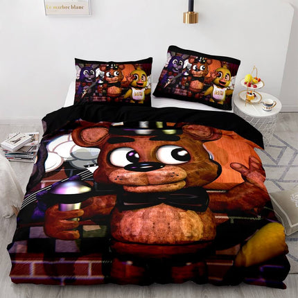 Game Five Nights at Freddy's Bedding Sets Pattern Quilt Covers