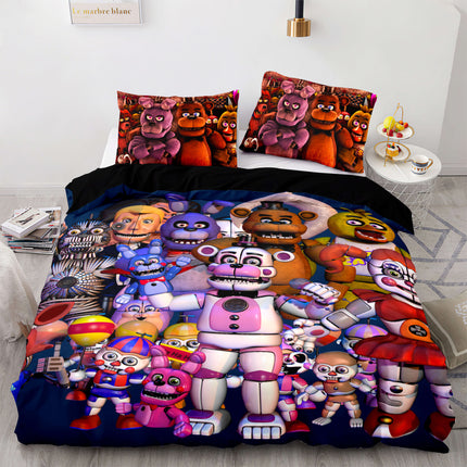 Game Five Nights at Freddy's Bedding Sets Pattern Quilt Covers