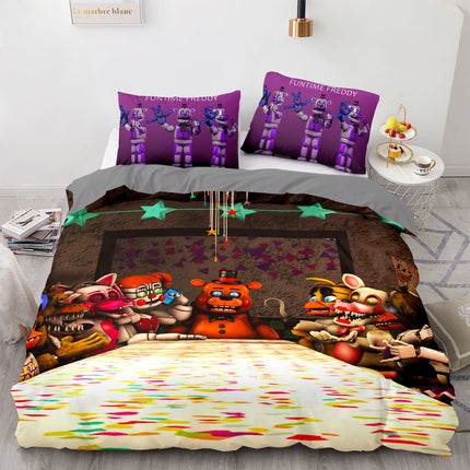 Game Five Nights at Freddy's Bedding Sets Pattern Quilt Covers