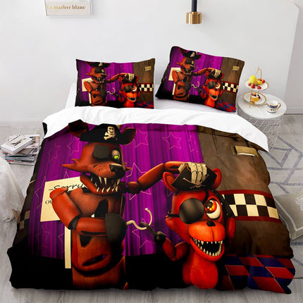 Five Nights at Freddy's Bedding Set Pattern Duvet Covers