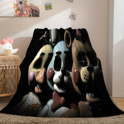 Five Nights at Freddy's Flannel Caroset Throw Cosplay Blanket