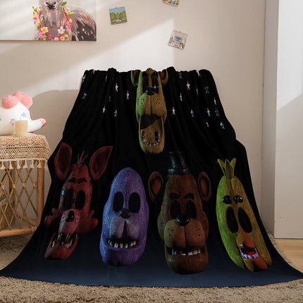 Five Nights at Freddy's Flannel Caroset Throw Cosplay Blanket
