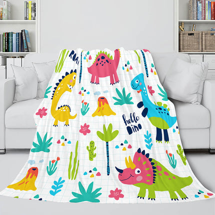 Flower Flannel Fleece Throw Cosplay Blanket