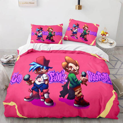 Friday Night Funkin Cosplay Bedding Sets Quilt Covers Without Filler